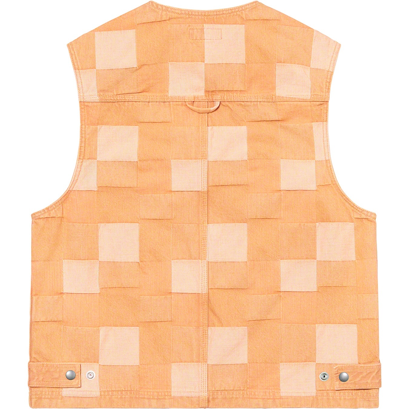 Patched Denim Vest view 5